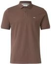 s.Oliver Poloshirt, 1/2 Arm,, Logo-Stickerei, f&uuml;r Herren, braun, S