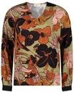 CARTOON Oversize-Bluse mit Rippb&uuml;ndchen, braun, 34