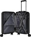GLOBETROTTER 4-Doppelrollen-Trolley, Hartschale, TSA-Schloss, grau, 77