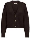 ONLY&reg; Cardigan CAROL Strickjacke mit Knopfleiste, braun, XS
