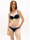 TOMMY HILFIGER Triangel-Bikini, Hakenverschluss, f&uuml;r Damen, blau, S