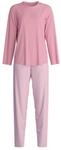 CALIDA Damen Pyjama, lang Striped Dreams, rosa, L