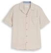 TOM TAILOR Freizeithemd, Regular Fit, Kurzarm, Reverskragen, Herren, beige, XXL