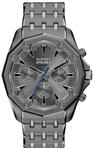 DIESEL&reg; Diesel Herrenuhr Stinger Chronograph mit schwarzem Lederband, DZ4710,