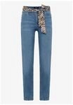 zero Jeans mit Bindeg&uuml;rtel, blau, 40