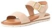 Tamaris Sandaletten, Leder, f&uuml;r Damen, beige, 39
