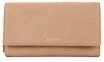 Tamaris Langb&ouml;rse, Leder, Emblem, Damen, beige