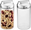 GEFU&reg; Vorratsdosen-Set, transparent|silber