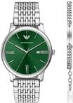 EMPORIO ARMANI Herren Armbanduhr, AR80087SET, SILBER, 99