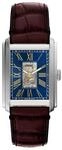 Fossil Herrenuhr Carraway Automatikwerk Leder Krokopr&auml;gung braun, ME3273, Silber, 99