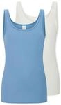 SCHIESSER Unterhemd, 2er Pack, f&uuml;r Damen, mehrfarbig, 36