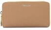 Tamaris Langb&ouml;rse, Leder, Emblem, Rei&szlig;verschluss, f&uuml;r Damen, beige