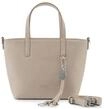 SEIDENFELT Shopper, Kunstleder, Schl&uuml;sselhalter, f&uuml;r Damen, beige, 99