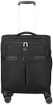 travelite 4 Doppelrollen Kabinentrolley S, schwarz, 55