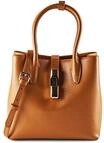 FURLA Henkeltasche, Leder, Magnetverschluss, f&uuml;r Damen, braun, 99
