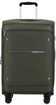 Samsonite 4-Doppelrollen-Trolley, Frontfach, TSA Kombinationsschloss, gr&uuml;n, 70