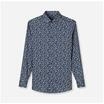 OLYMP Freizeithemd Luxor, Modern-Fit, Langarm, Kent-Kragen, Herren, blau, 45