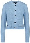 BETTY BARCLAY Strick-Cardigan mit aufgesetzten Taschen, blau, 36