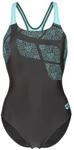 arena Badeanzug Kikko, breite Tr&auml;ger, f&uuml;r Damen, schwarz, 36