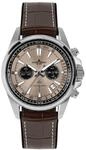 JACQUES LEMANS Herren Chronograph " 1-2117", BRAUN, 99
