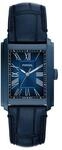 Fossil Herrenuhr Carraway mit drei Zeigern, marineblaues Krokodilleder, FS6170,...