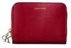 Calvin Klein Geldb&ouml;rse, Rindsleder, f&uuml;r Damen, rot, 99
