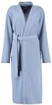Cawö Pique Bademantel, Langarm, f&uuml;r Damen, blau, 32/34