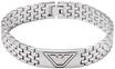 EMPORIO ARMANI Herren Armband, Edelstahl, 9999 SILBER