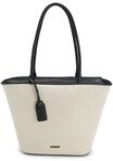 HUGO Shoppertasche, Rei&szlig;verschluss, Anh&auml;nger, f&uuml;r Damen, beige, 99