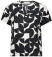 BETTY & CO Schlupfbluse kurzarm, schwarz, 36