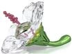 SWAROVSKI Kristallfigur "Hibiskus", TRANSPARENT GR&Uuml;N