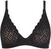 sloggi Push-up-BH Zero Feel Bliss, nahtlos, f&uuml;r Damen, schwarz, S