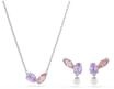 SWAROVSKI Damen Kette mit Anh&auml;nger, SILBER, 43