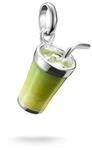 Thomas Sabo Charm-Anh&auml;nger Matcha Latte Connect, gr&uuml;n, silberfarben, 2,1 CM