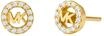 MICHAEL KORS Damen Ohrstecker, 925er Silber, GOLD