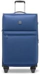 Stratic 4-Doppelrollen-Trolley, Zweiwegerei&szlig;verschluss, blau, 78