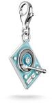 Thomas Sabo Charm-Anh&auml;nger Plattenspieler, silberfarben, bunt, 3 CM