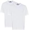 SCHIESSER American-Shirt, 2er-Pack, uni, f&uuml;r Herren, wei&szlig;, S