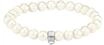 Thomas Sabo Armband S&uuml;&szlig;wasserzuchtperlen, silberfarben, 17 CM