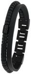 JOOP! Armband f&uuml;r Herren, Edelstahl, Achat, Schwarz, 21,5 CM
