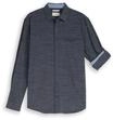 TOM TAILOR structured shirt, 39539 NAVY BLUE, M, blau, M