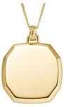 Fossil Damen Harlow Goldfarbenes Edelstahl-Anh&auml;nger-Halskette, JF04961710, GOLD, 46