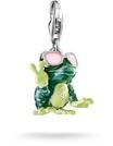 Thomas Sabo Charm-Anh&auml;nger Frosch, silberfarben, bunt, 2,4 CM