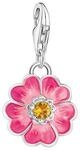 Thomas Sabo Charm-Anh&auml;nger Flower, silberfarben, bunt, 2,45 CM