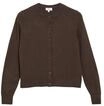 S.Oliver Red Label Cardigan, Rippb&uuml;ndchen, f&uuml;r Damen, braun, 34