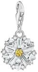 Thomas Sabo Charm-Anh&auml;nger Lovely Daisy, silberfarben, bunt, 1,15 CM
