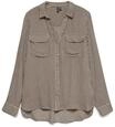 VERO MODA&reg; Hemdbluse, Brusttasche, f&uuml;r Damen, wei&szlig;, M