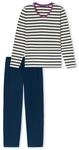 SCHIESSER Casual Essentials Schlafanzug, V-Ausschnitt, f&uuml;r Damen, grau, 36