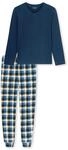 SCHIESSER Schlafanzug Casual Essentials, Baumwolle, f&uuml;r Herren, blau, 48