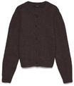 VERO MODA&reg; Strickjacke Novah, Rippblende, f&uuml;r Damen, braun, S